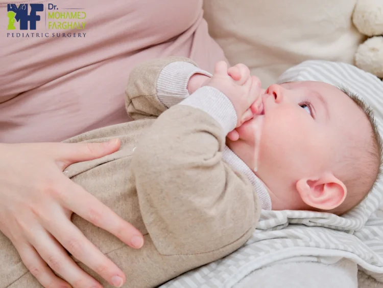 اسباب ارتجاع المرئ عند الرضع