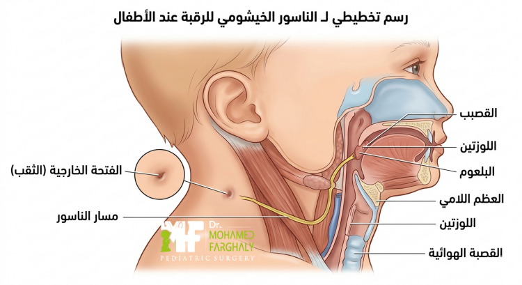مرض الناسور عند الاطفال في الرقبة
