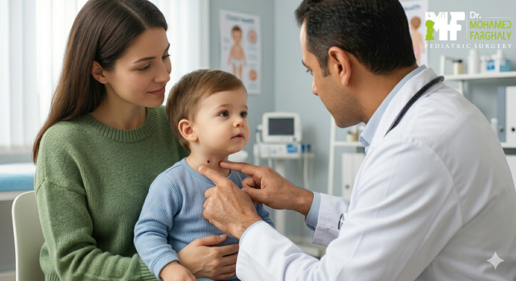 ناسور الرقبة عند الاطفال