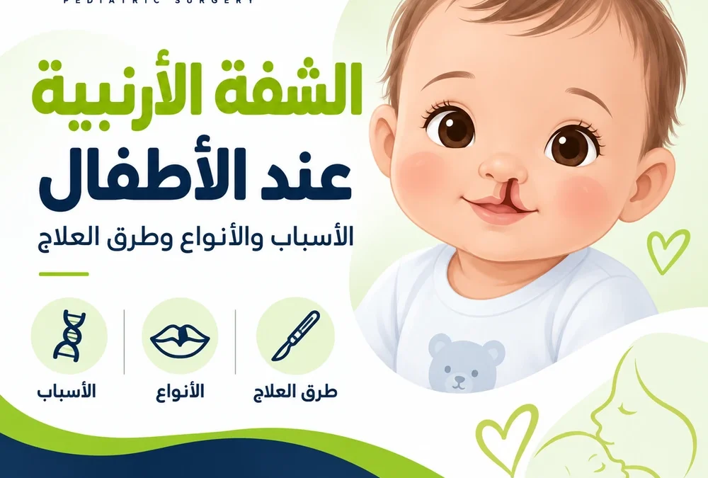 الشفة الأرنبية عند الأطفال: الأسباب والأنواع وطرق العلاج